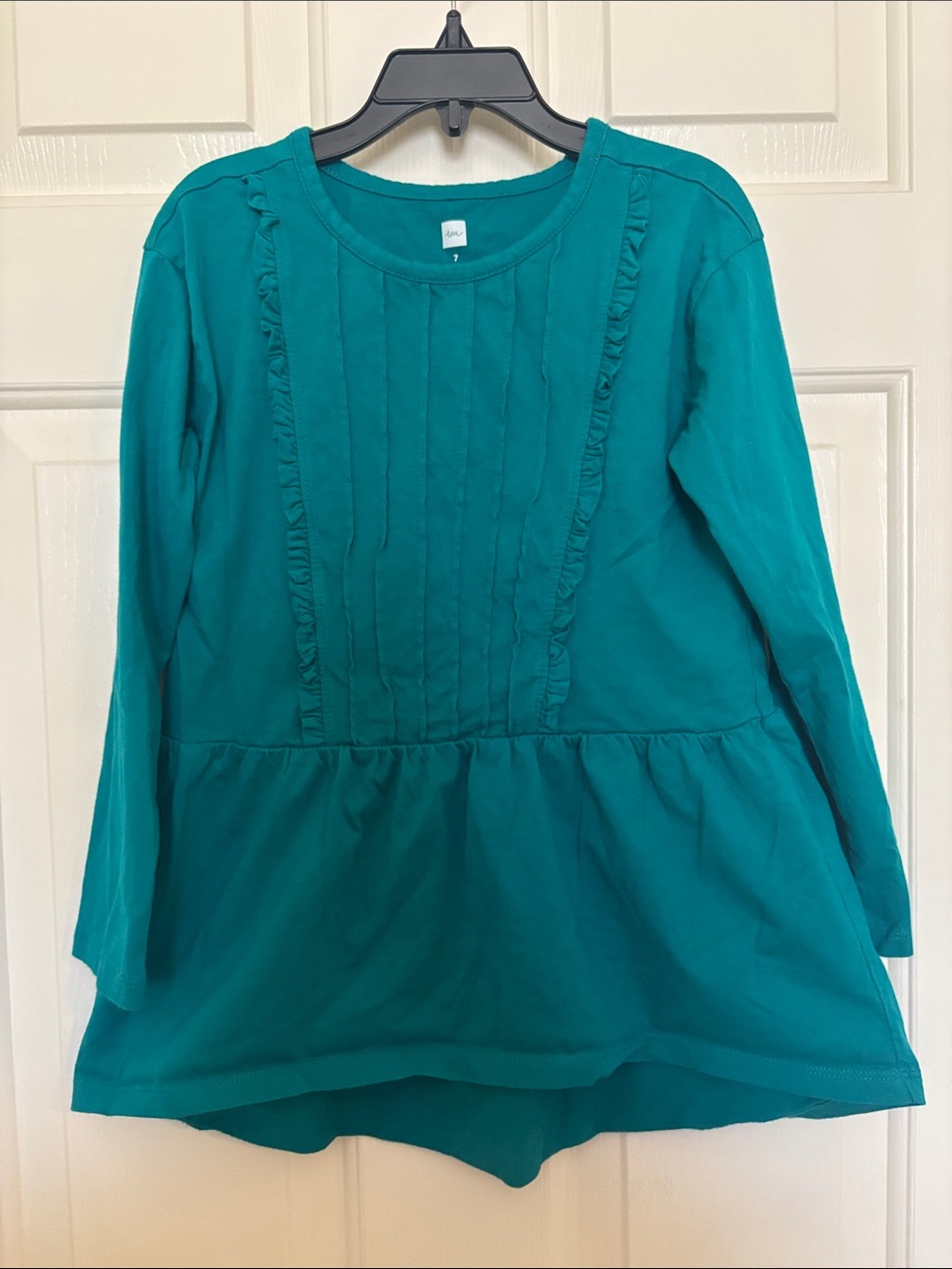 Tea Ruffled Tunic 100% cotton